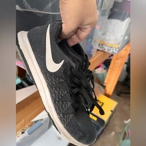 Nike Black and Cream Athletic Shoes